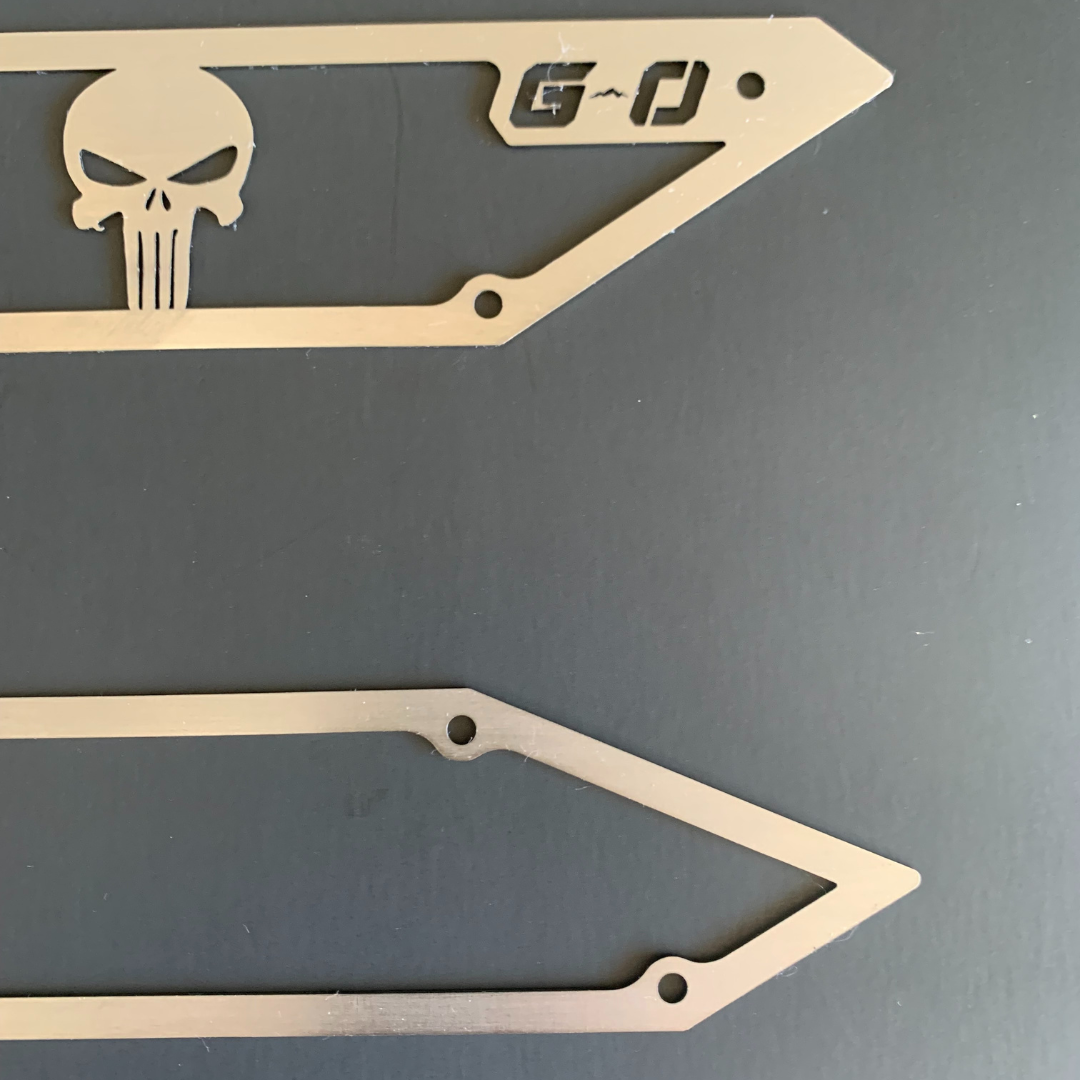 Polaris General Hood Vent Side Grille Covers (Punisher) - Greanland Offroad