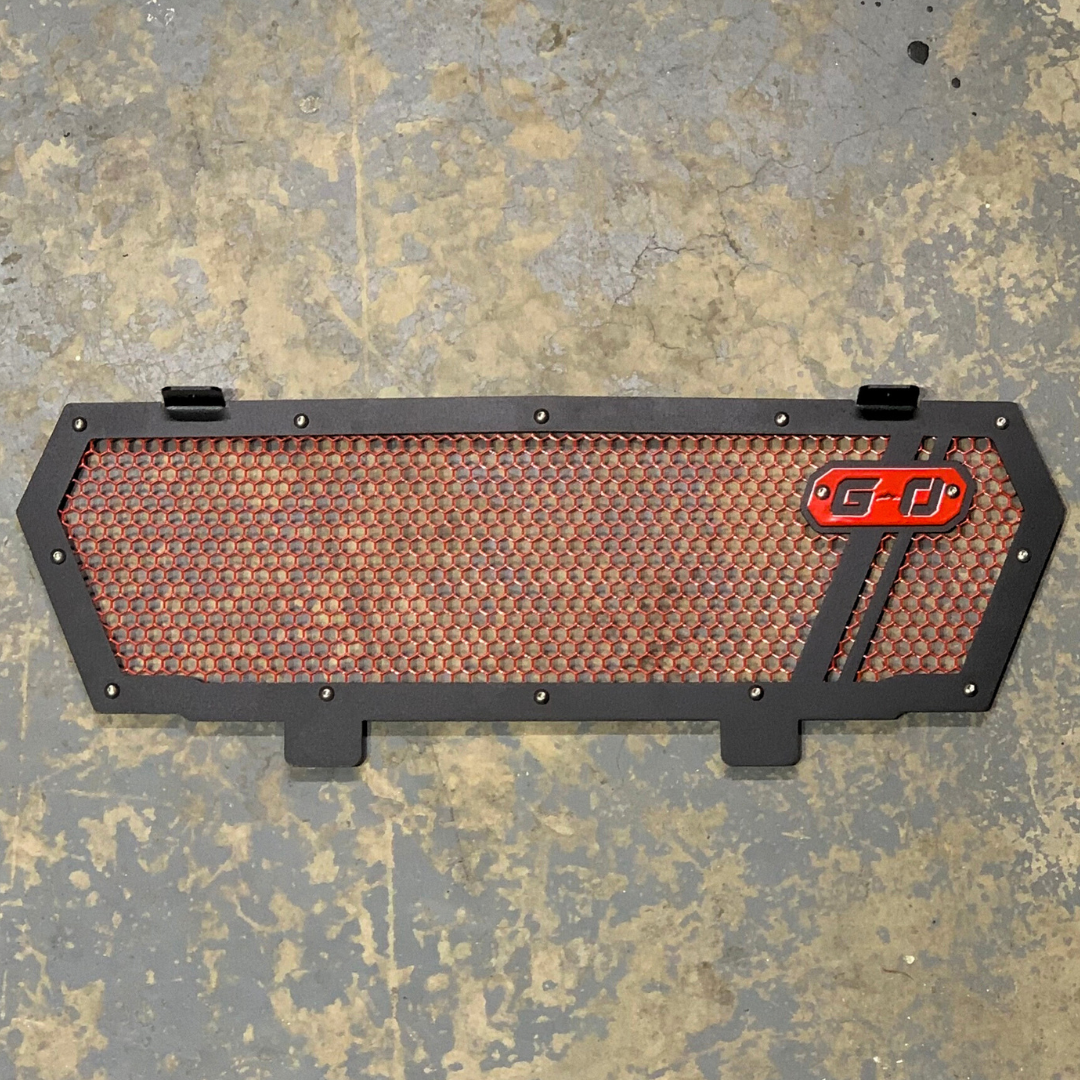 Greanland Offroad Mesh Grille for Polaris General (Black/Red) - Greanland Offroad