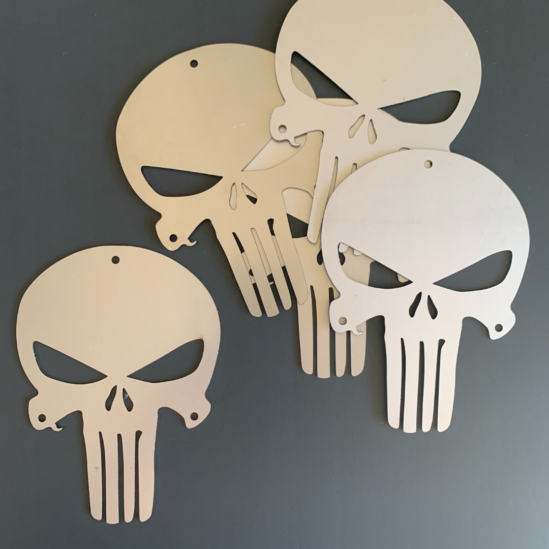 Bolt On Punisher Emblems (4 sizes) - Greanland Offroad