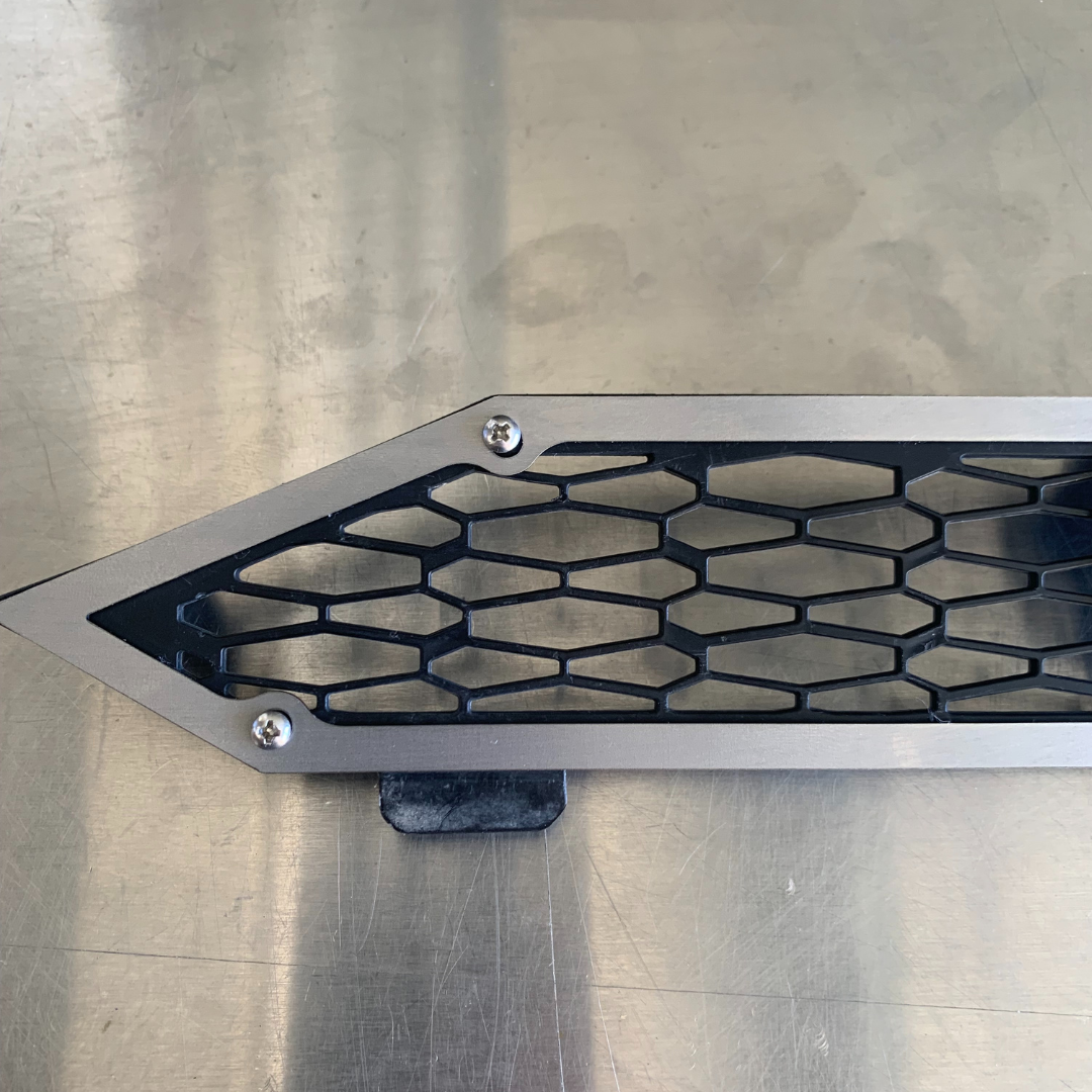 Polaris General Hood Vent Side Grille Covers (Punisher) - Greanland Offroad