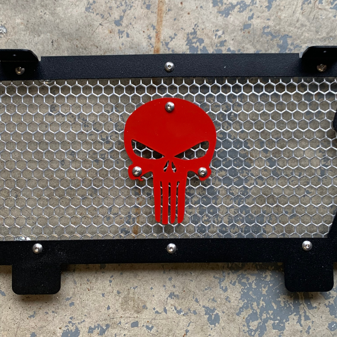Polaris General Punisher Grille (Red)- Upgrade Your Ride with Greanland's Durable Offroad Accessory - Greanland Offroad