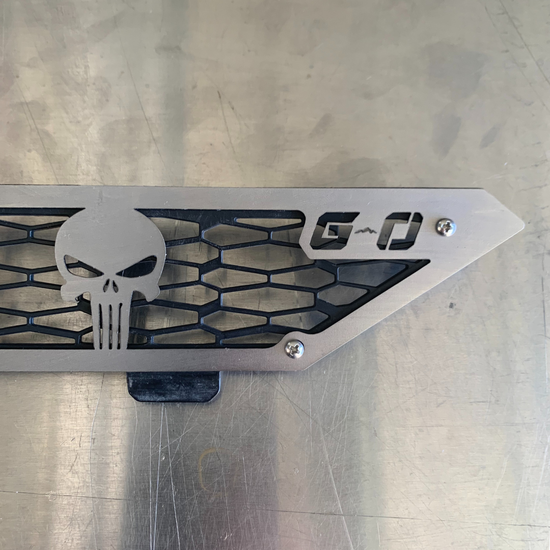 Polaris General Hood Vent Side Grille Covers (Punisher) - Greanland Offroad