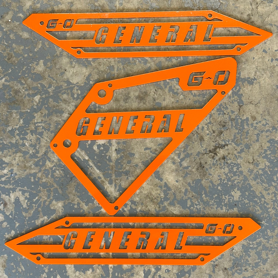 Hood Vent and Clutch Intake Cover Grille Kit for Polaris General - Greanland Offroad