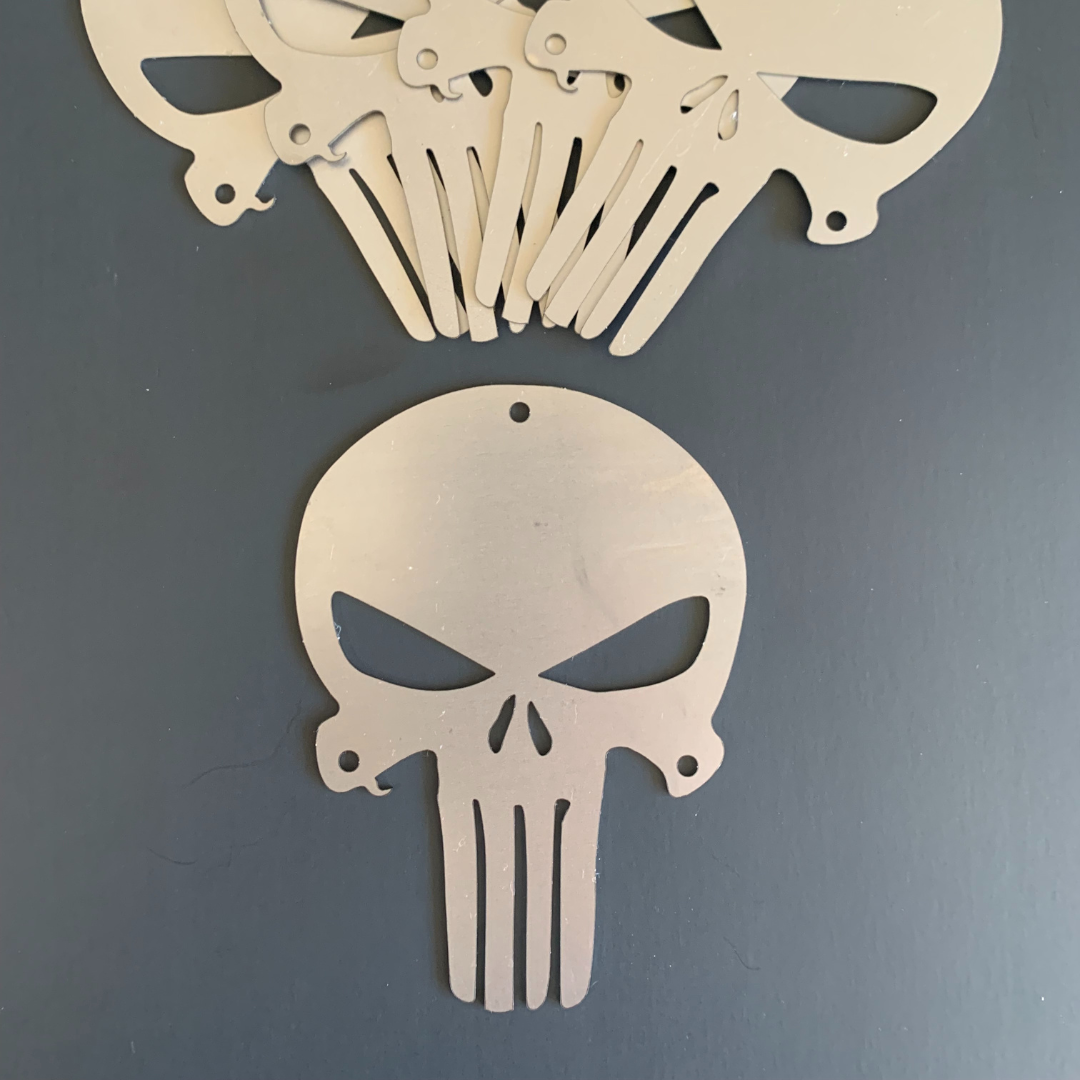 Bolt On Punisher Emblems (4 sizes) - Greanland Offroad