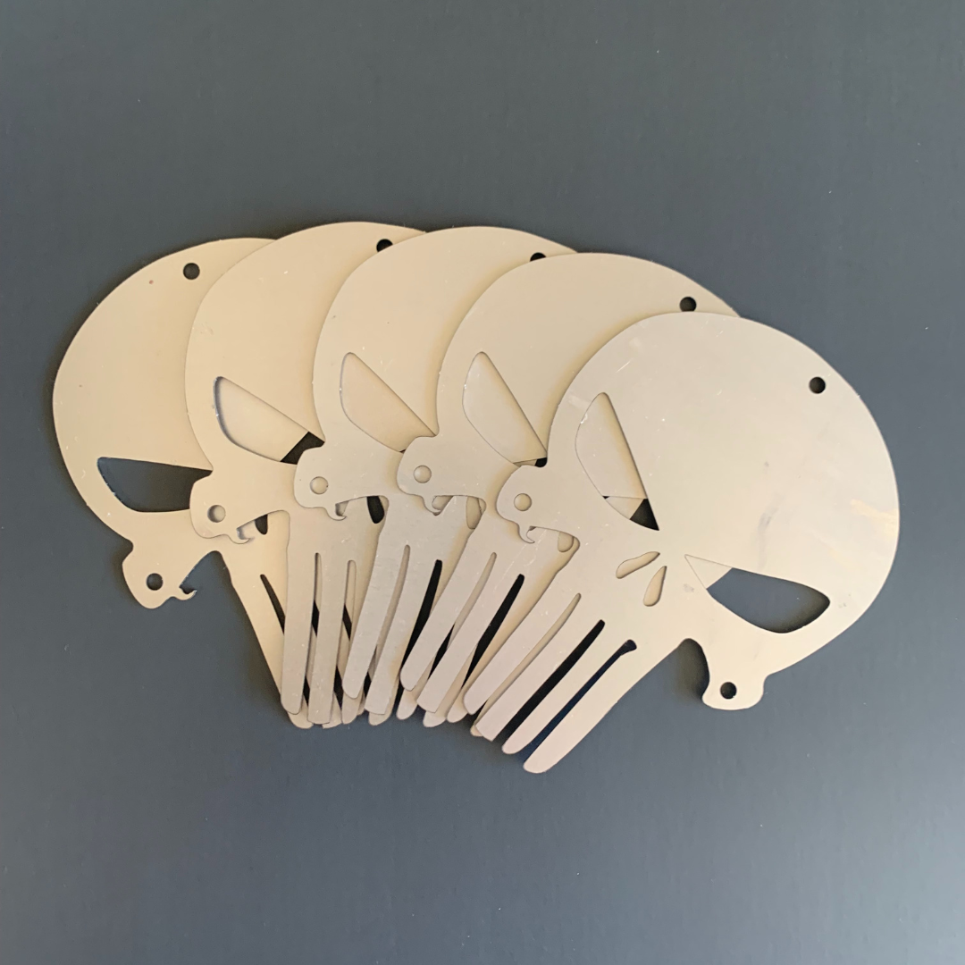 Bolt On Punisher Emblems (4 sizes) - Greanland Offroad