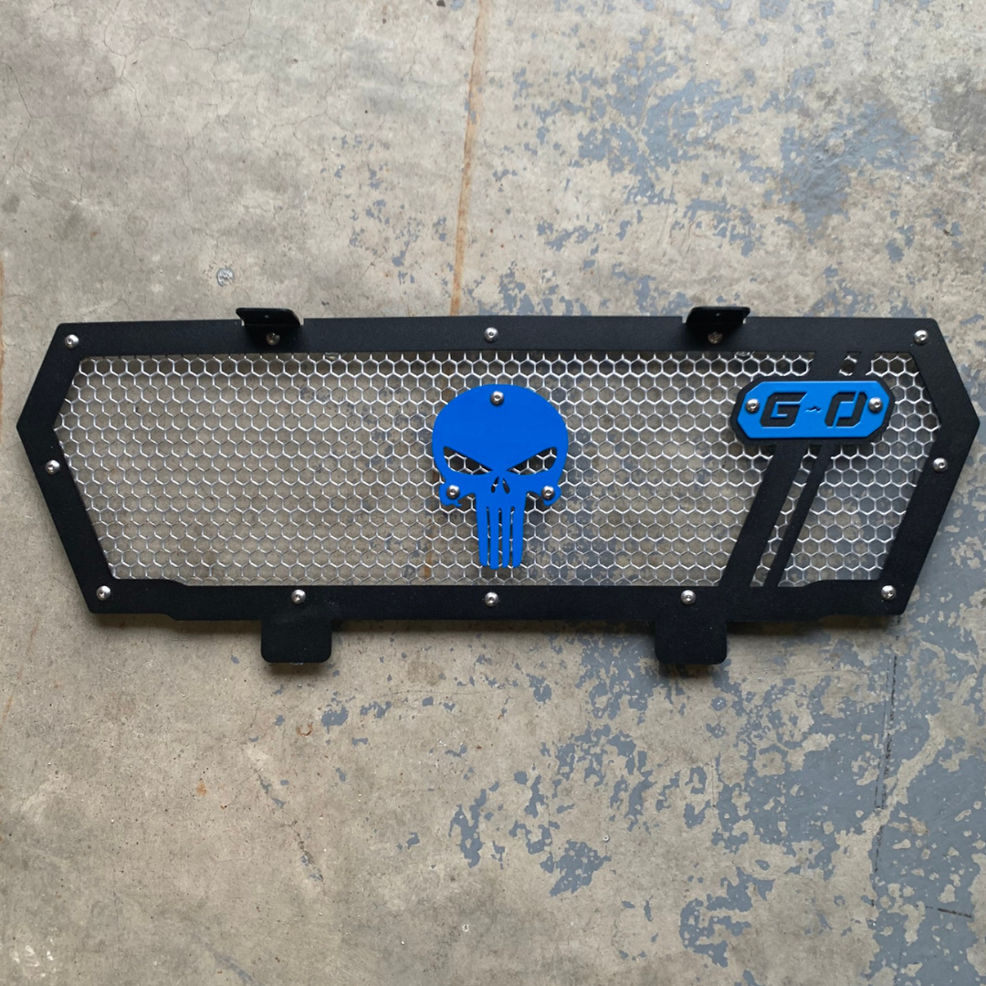 Polaris General Punisher Grille (Blue)- Upgrade Your Ride with Greanland's Durable Offroad Accessory - Greanland Offroad