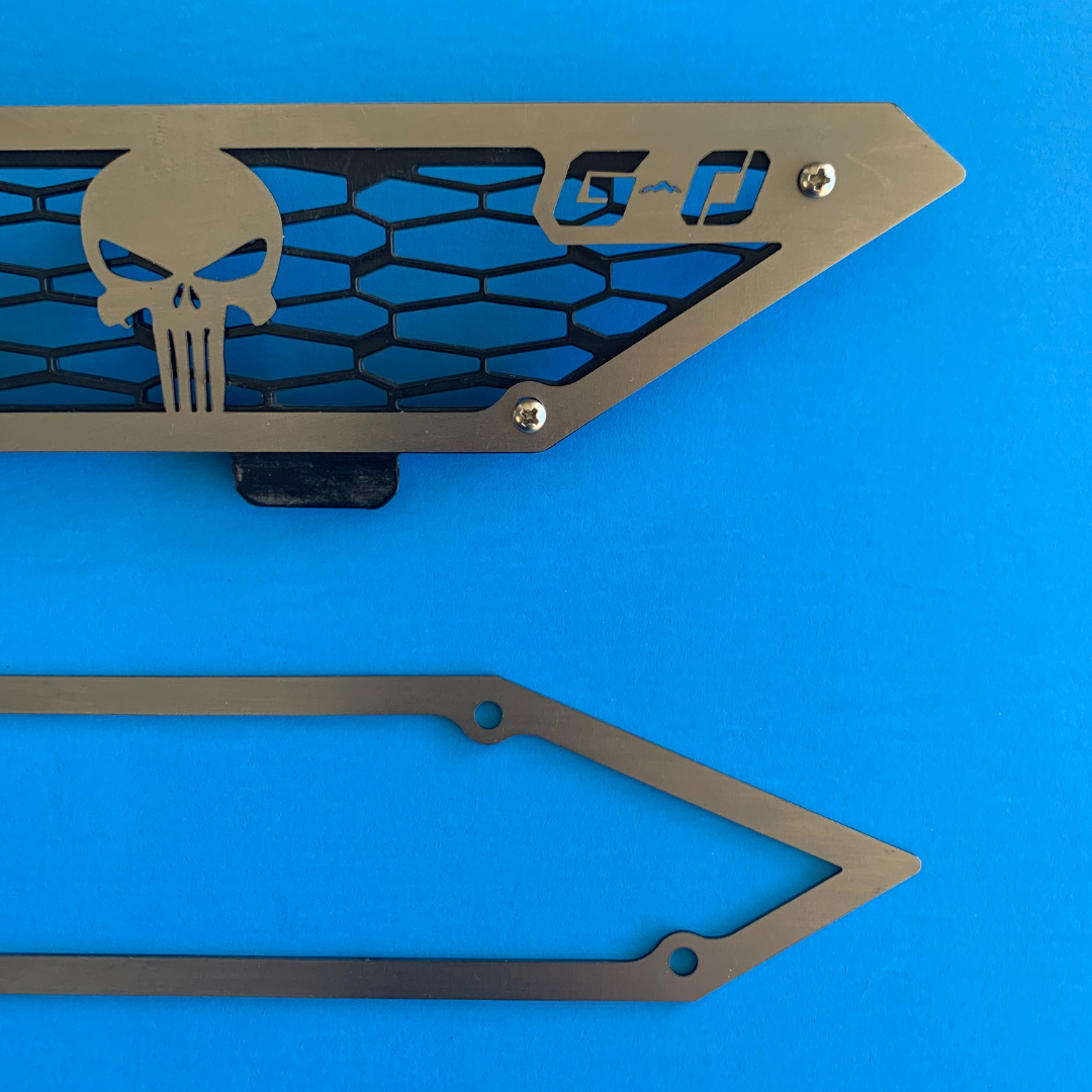 Polaris General Hood Vent Side Grille Covers (Punisher) - Greanland Offroad