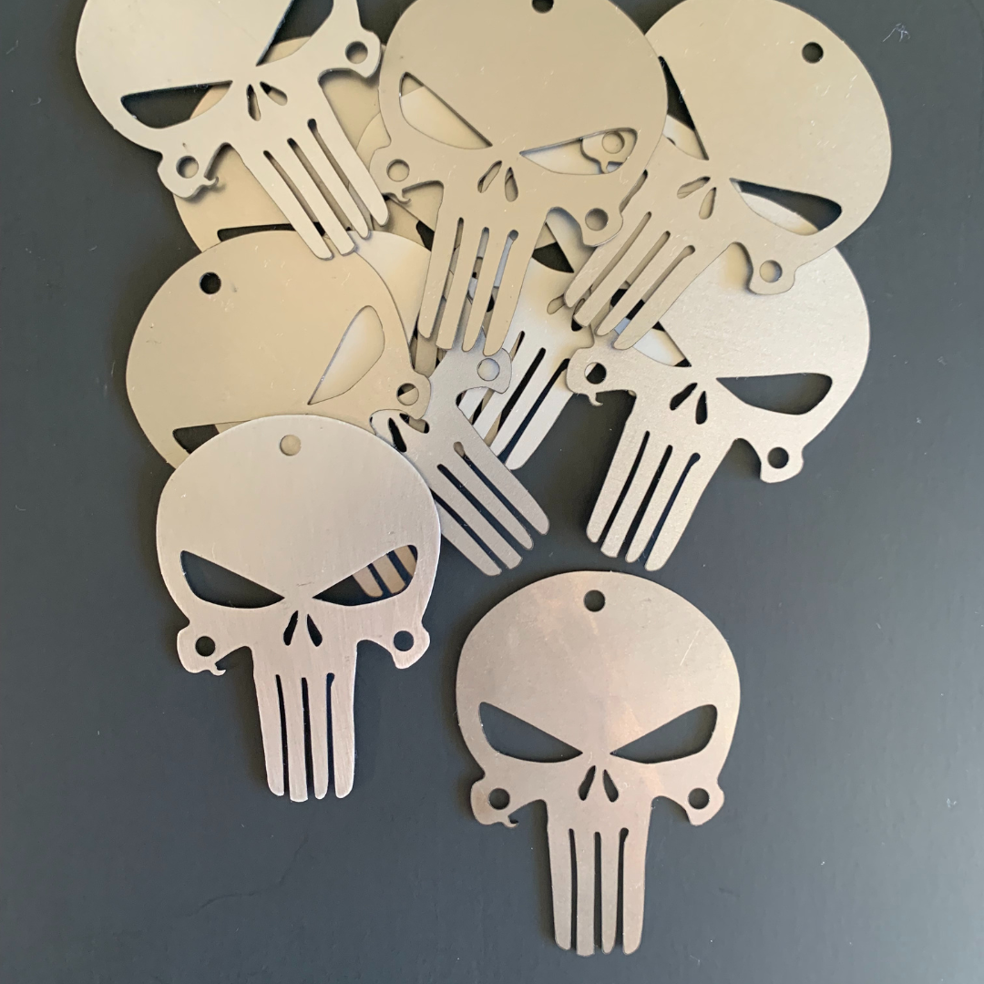 Bolt On Punisher Emblems (4 sizes) - Greanland Offroad