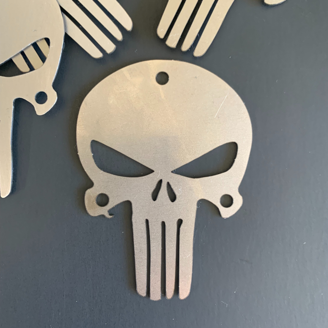 Bolt On Punisher Emblems (4 sizes) - Greanland Offroad