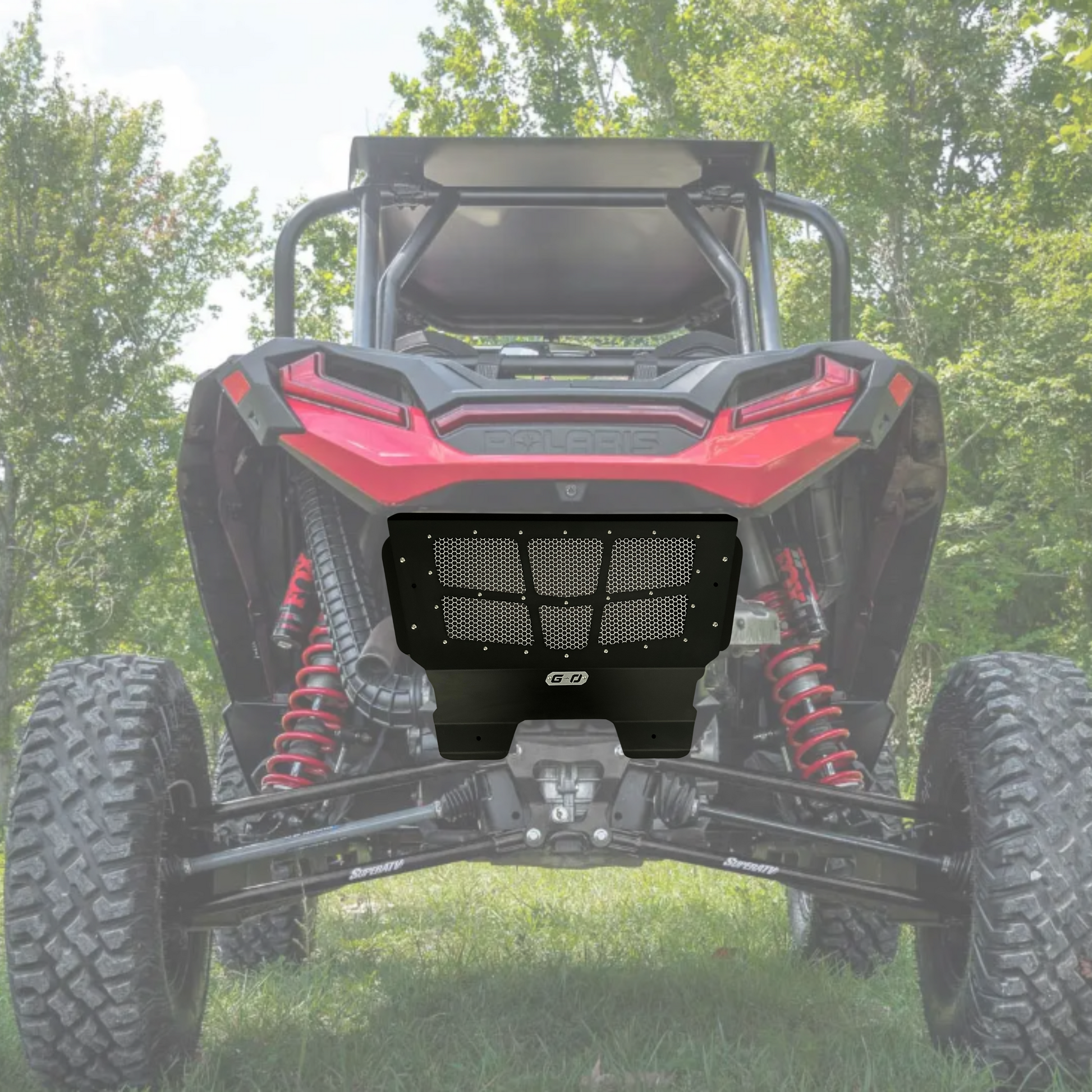 Greanland Offroad Polaris RZR 900 1000 Turbo S Exhaust Cover 2014-2022 - Greanland Offroad