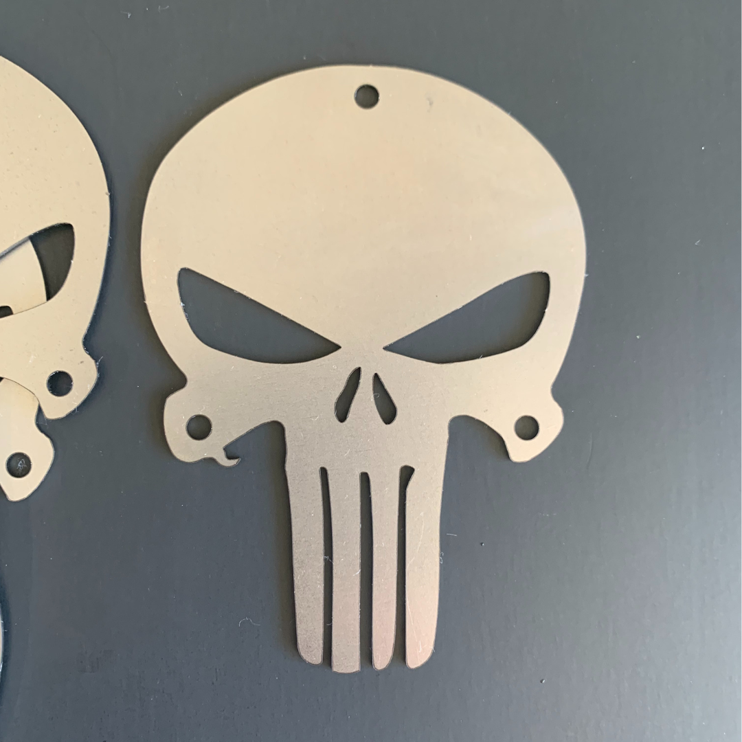 Bolt On Punisher Emblems (4 sizes) - Greanland Offroad
