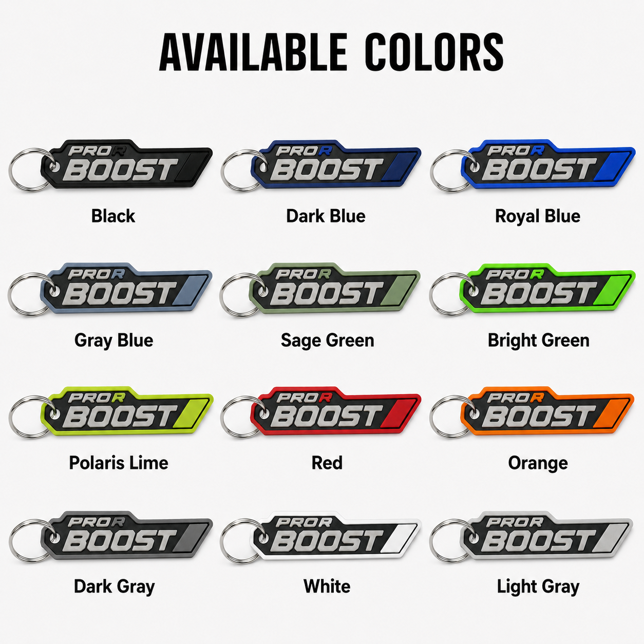 Polaris RZR Pro R Boost Keychain