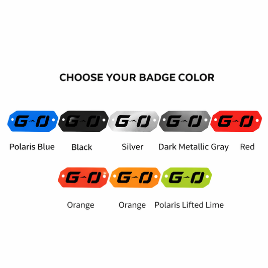 Greanland Offroad Polaris General Grille with Integrated Front Camera Mount | Custom UTV Grille | Multiple Badge Colors