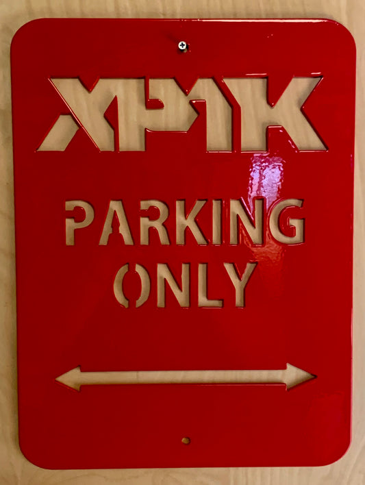 XP1K Parking Only Aluminum Sign 12x16 (Polaris RZR) - Greanland Offroad