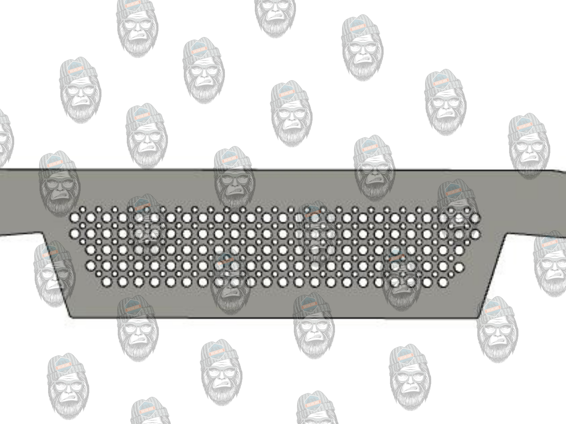 DXF or Print File, Polaris RZR 1000 Turbo Windshield Frame (2019-2022) - Greanland Offroad