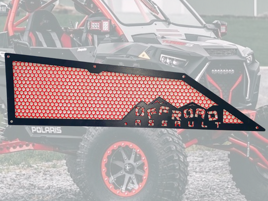 Polaris RZR XP 1000 Turbo & Turbo S Intake Vent Cover Grill (Offroad Assault) - Greanland Offroad