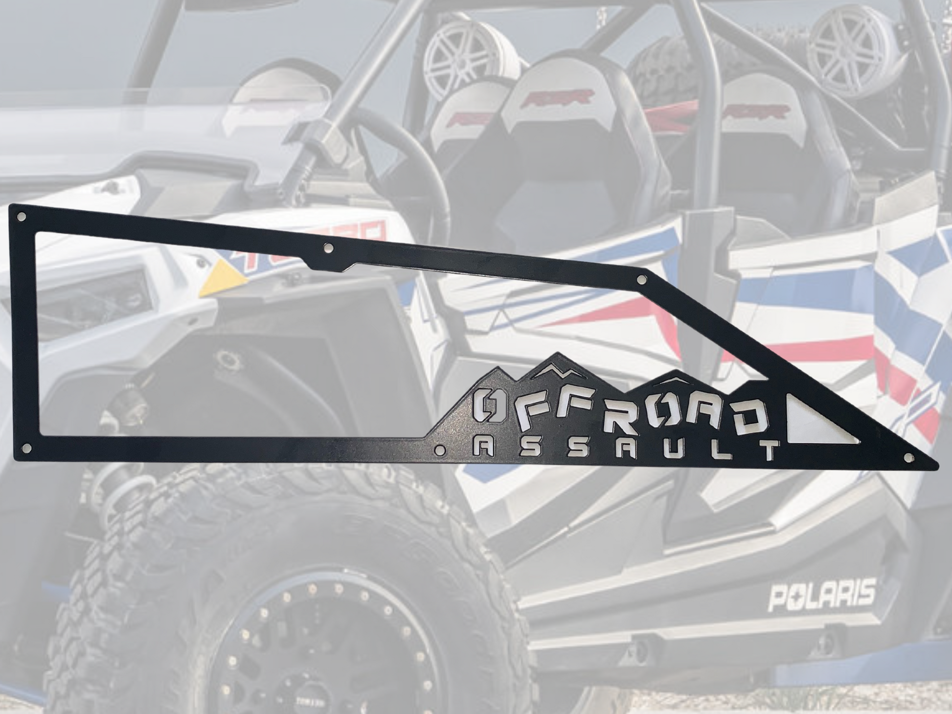 Polaris RZR XP 1000 Turbo & Turbo S Intake Vent Cover Grill (Offroad Assault) - Greanland Offroad