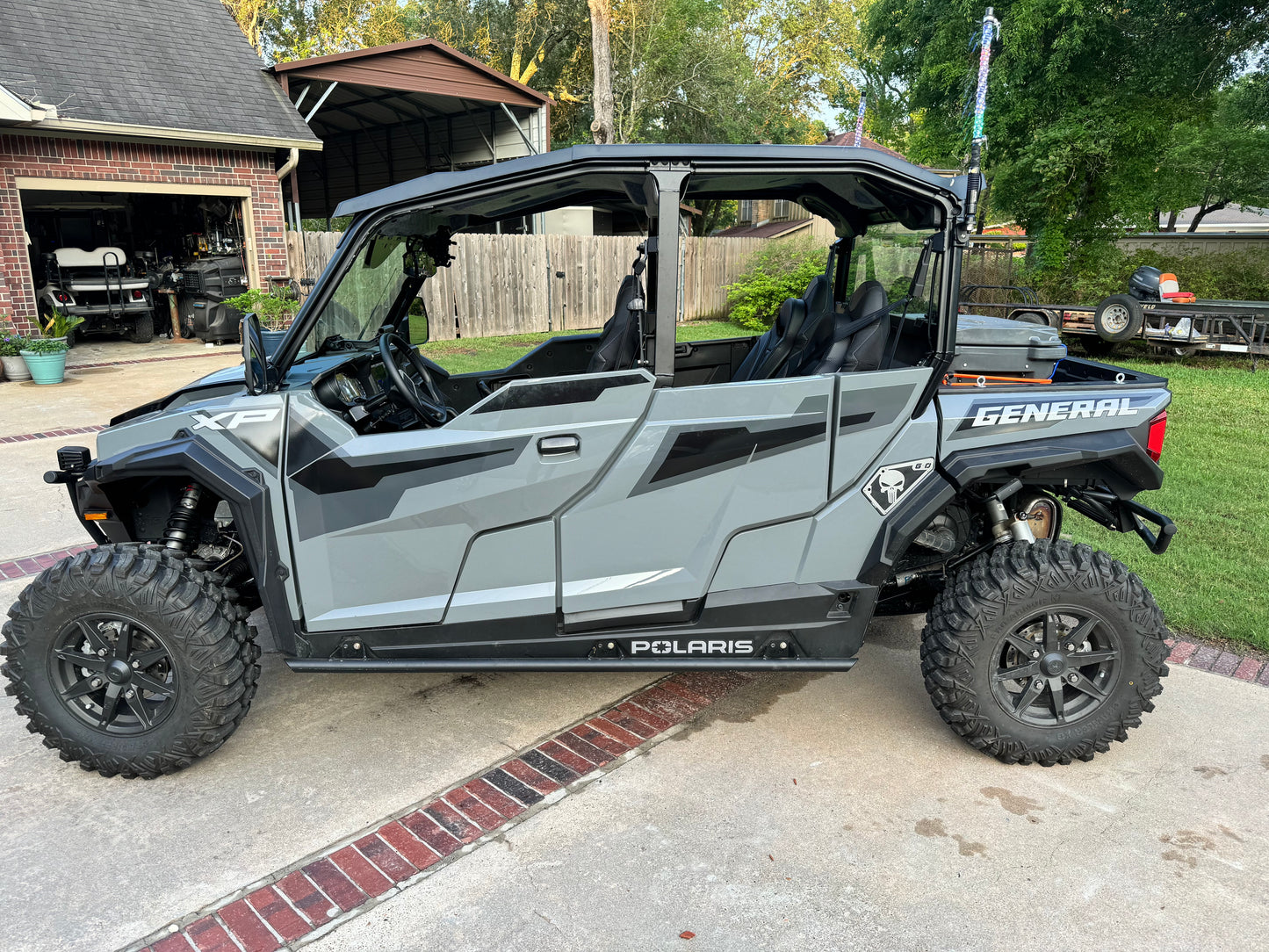 Hood Vent and Clutch Intake Cover Grille Kit for Polaris General - Greanland Offroad