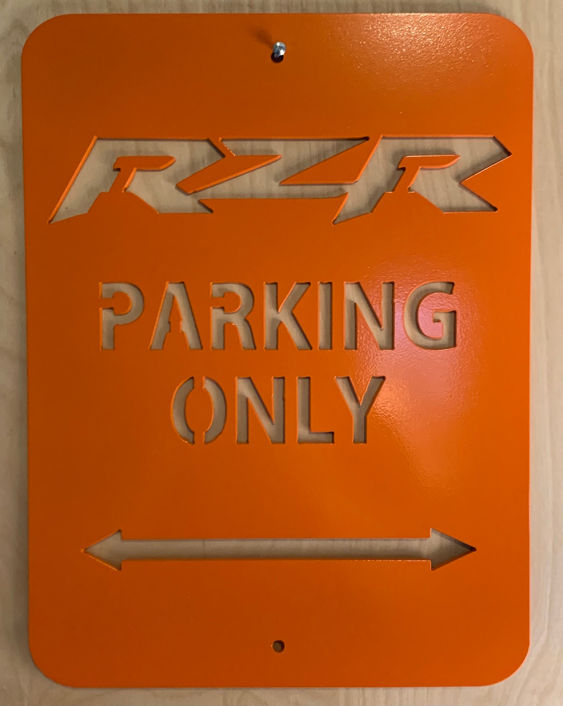 RZR Parking Only Aluminum Sign 12x16 (Polaris) - Greanland Offroad