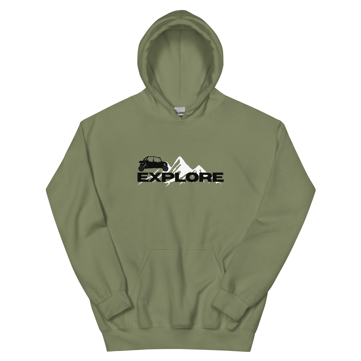 Explore 4 Seat RZR Unisex Hoodie - Greanland Offroad
