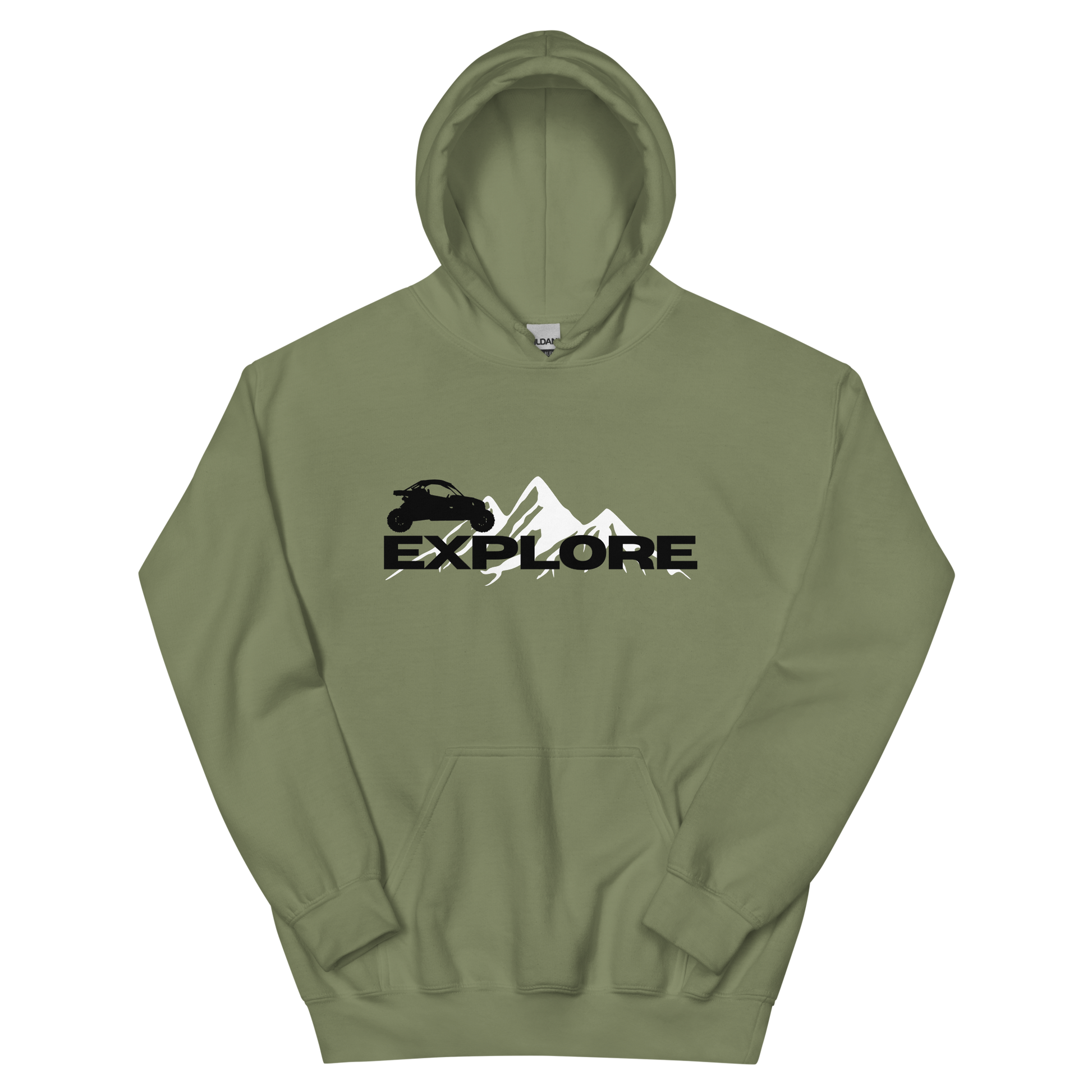Explore 2 Seat Can Am Unisex Hoodie - Greanland Offroad