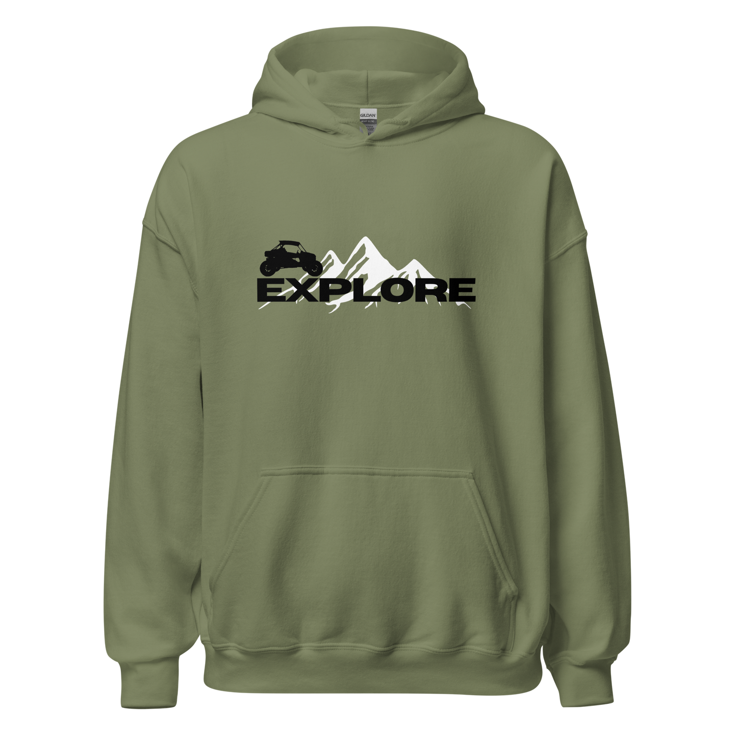 Explore 2 Seat RZR Unisex Hoodie - Greanland Offroad