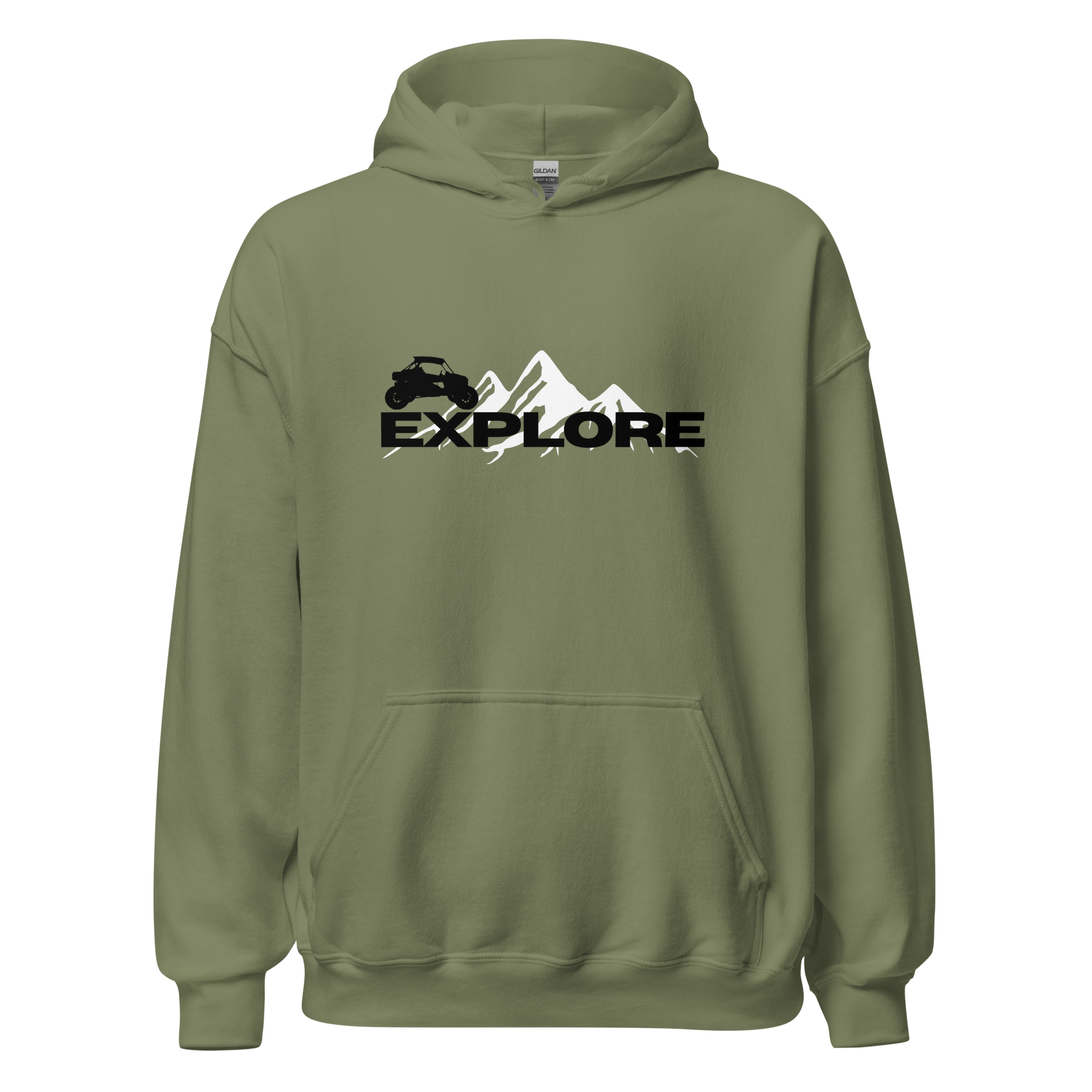 Explore 2 Seat RZR Unisex Hoodie - Greanland Offroad