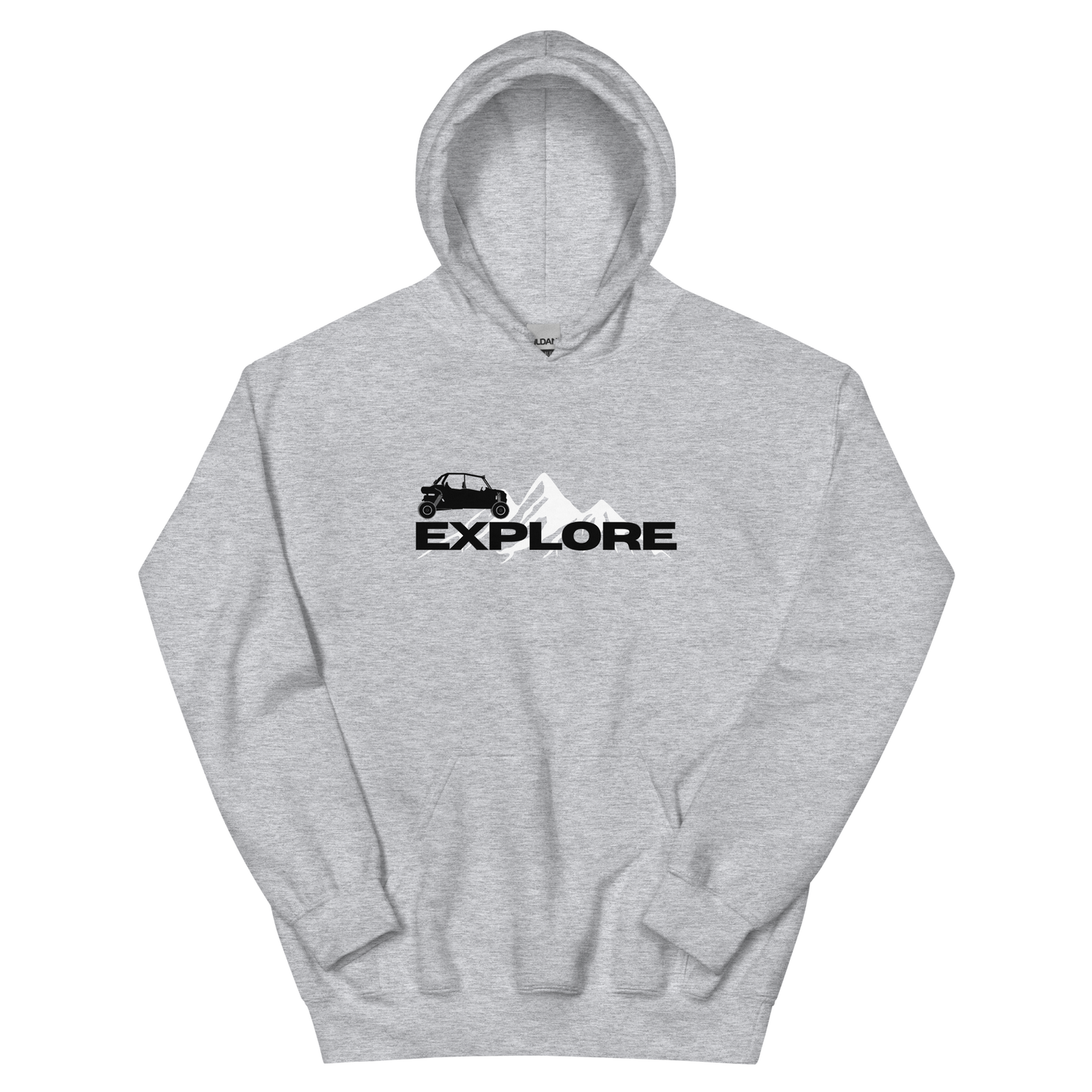 Explore 4 Seat RZR Unisex Hoodie - Greanland Offroad