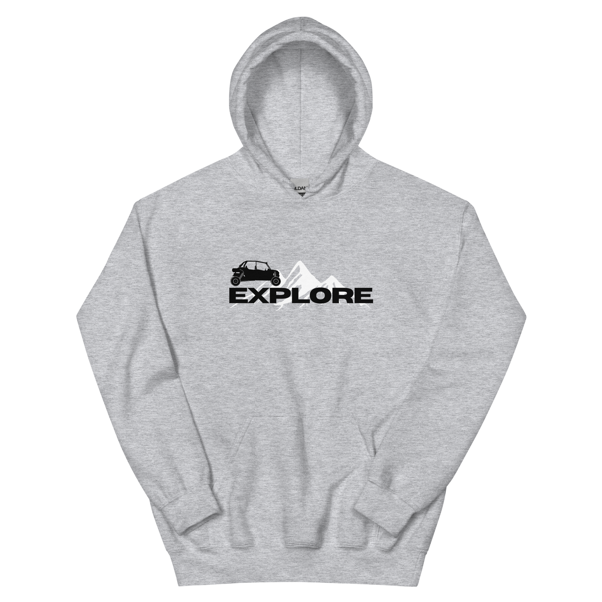 Explore 4 Seat RZR Unisex Hoodie - Greanland Offroad
