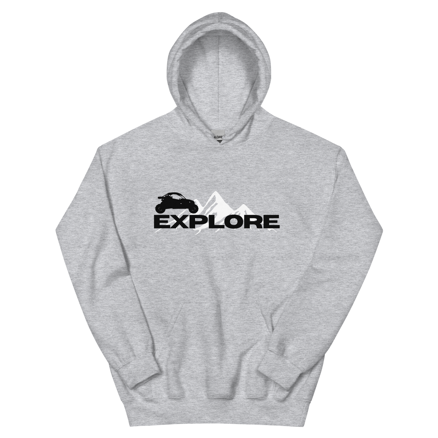 Explore 2 Seat Can Am Unisex Hoodie - Greanland Offroad