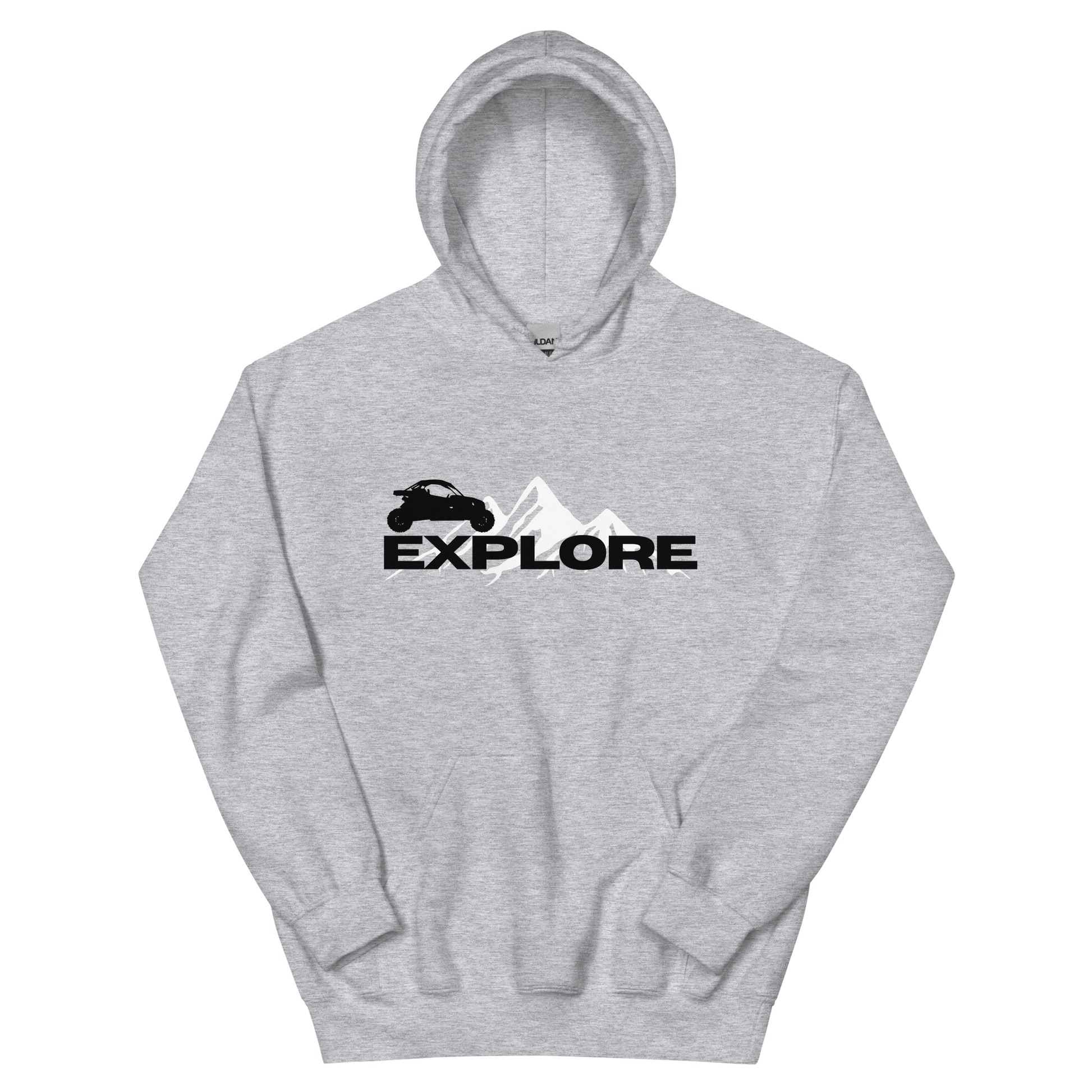 Explore 2 Seat Can Am Unisex Hoodie - Greanland Offroad