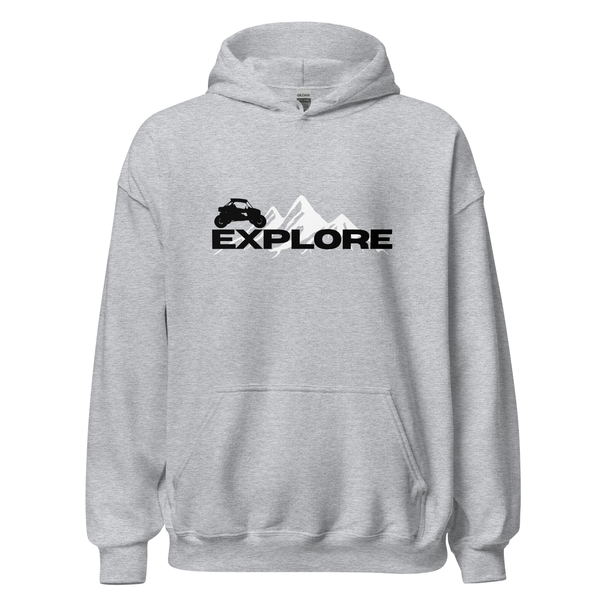 Explore 2 Seat RZR Unisex Hoodie - Greanland Offroad