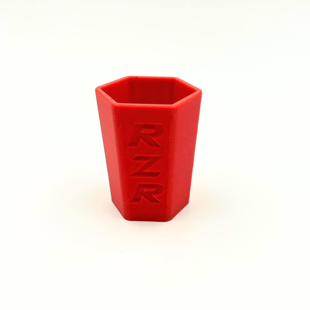 Polaris RZR–Inspired Hexagonal Shot Glasses | Off-Road Style Barware | Multiple Colors