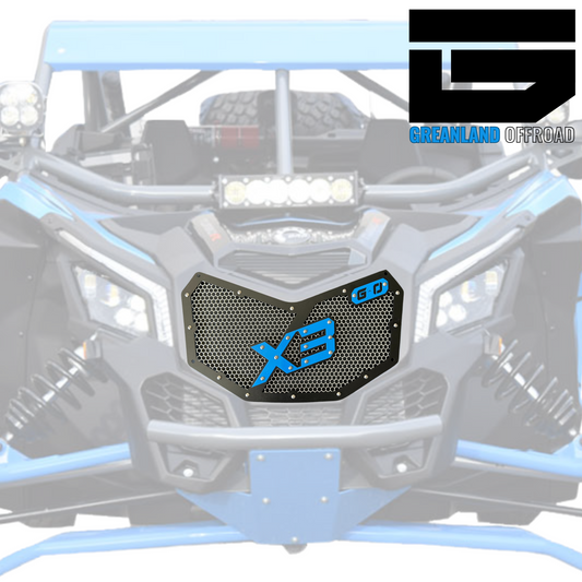 Greanland Offroad 2017+ Can-Am Maverick X3 Front Grille – High-Performance Steel Upgrade