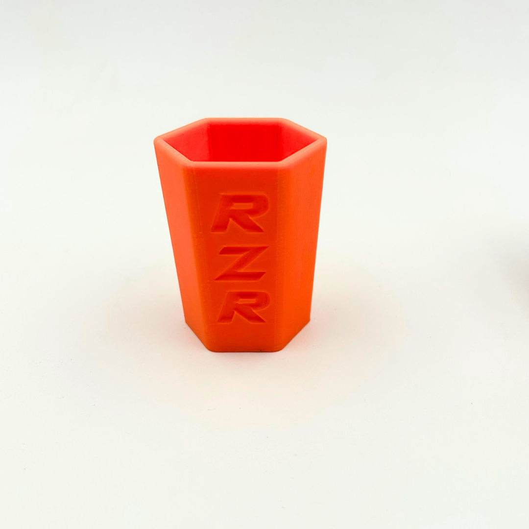 Polaris RZR–Inspired Hexagonal Shot Glasses | Off-Road Style Barware | Multiple Colors