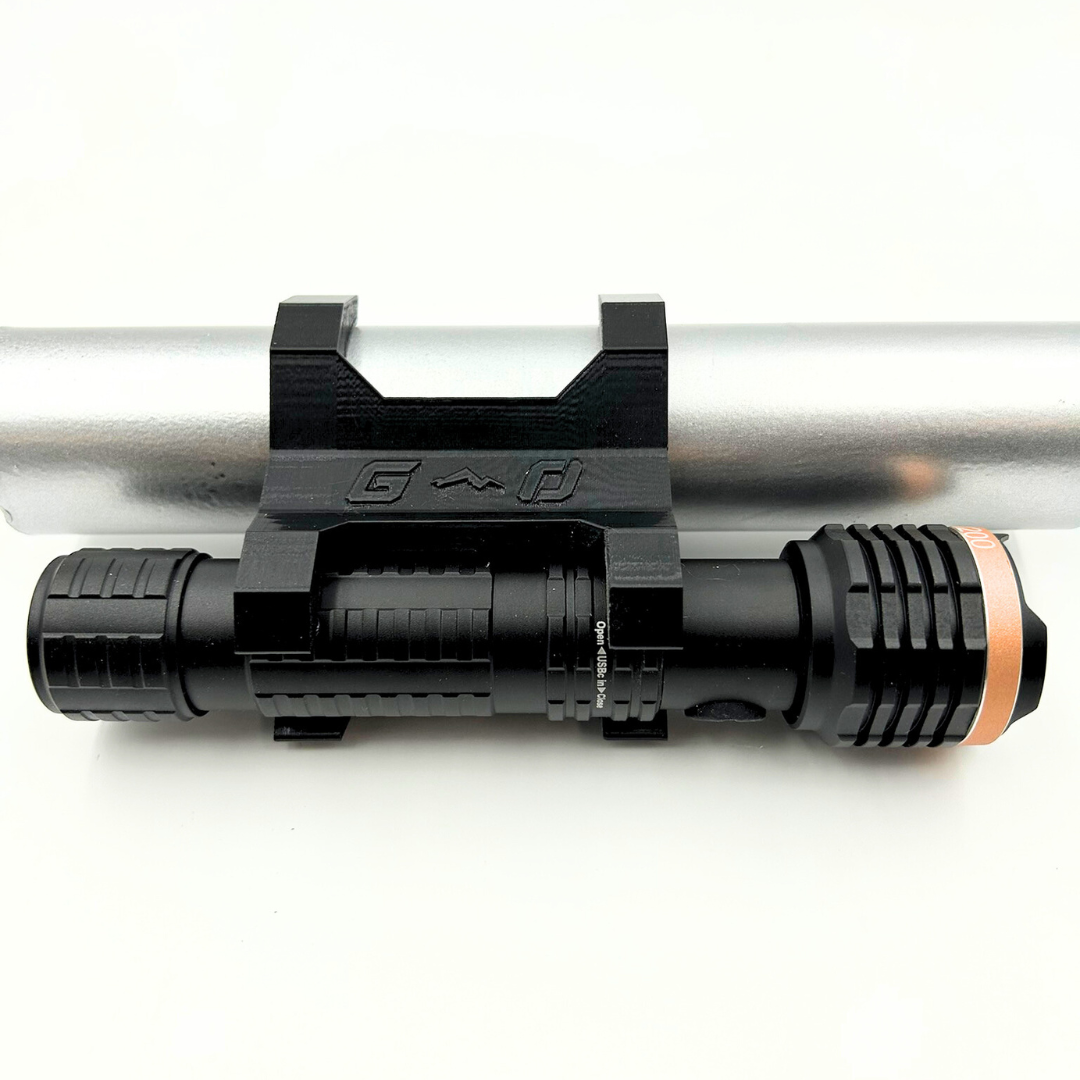 Greanland Offroad 1.75" Roll Cage Flashlight Holder – Heavy-Duty PETG – Secure Mount for 1.25" Flashlights