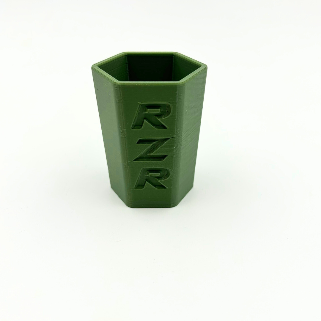 Polaris RZR–Inspired Hexagonal Shot Glasses | Off-Road Style Barware | Multiple Colors