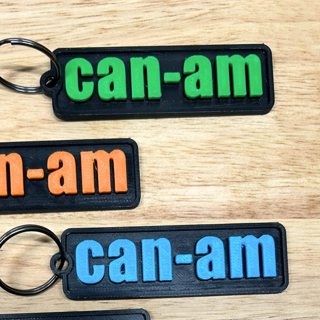 Can Am Keychain | Rugged Custom Key Tag by Greanland Offroad