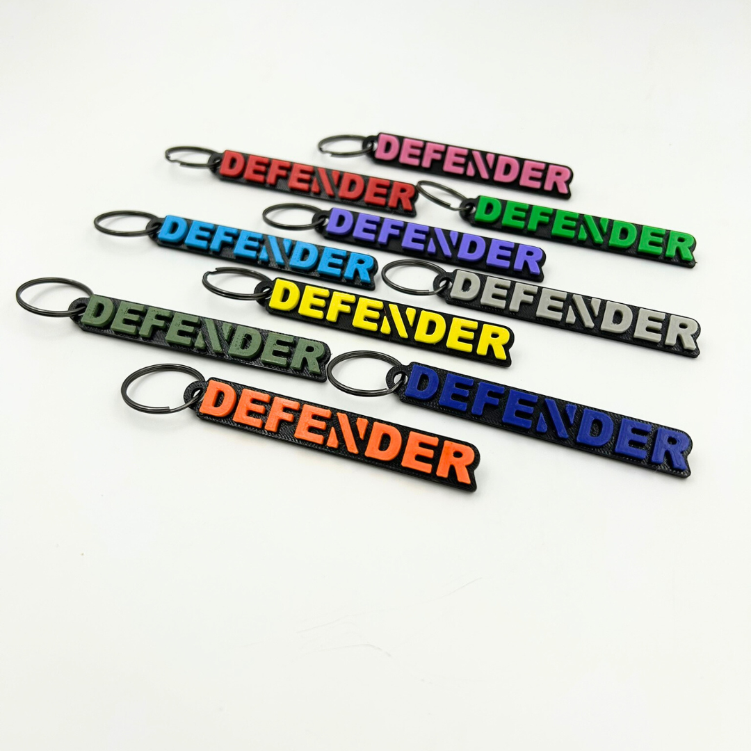Can Am Defender Keychain,  Rugged Custom Key Tag by Greanland Offroad