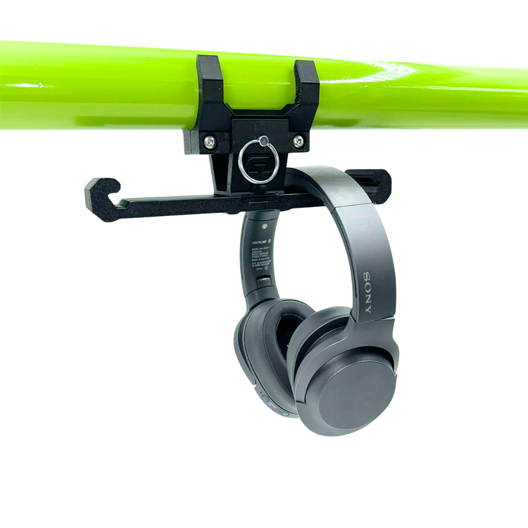 UTV Headset Holder | SXS Headset Rack for 1.75” Roll Cage | Off-Road Accessory | Made in USA