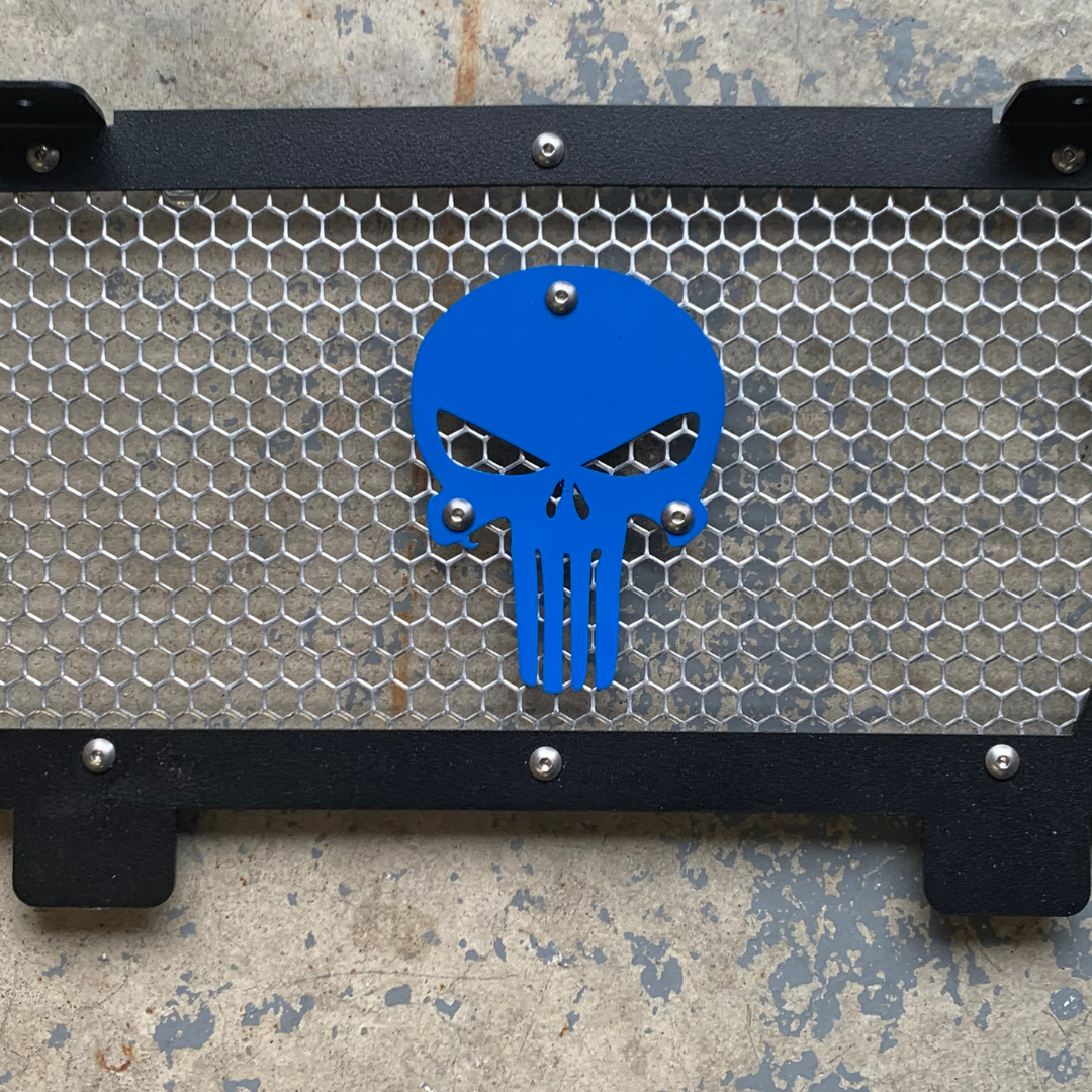 Polaris General Punisher Grille (Blue)- Upgrade Your Ride with Greanland's Durable Offroad Accessory