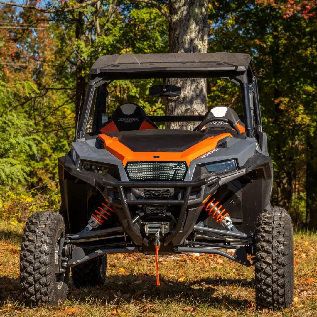 polaris general with silver greanland offroad grille