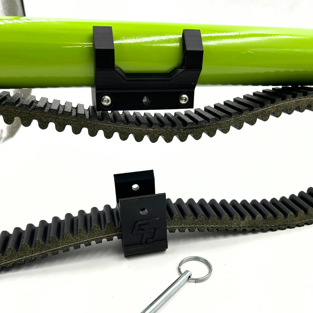 UTV Spare Belt Holder | SXS CVT Belt Mount for Roll Cage | 1.75” Tube | Off-Road Accessory | Made in USA