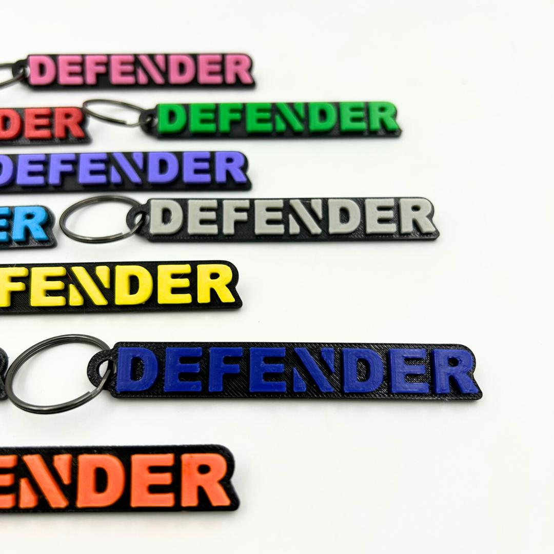 Can Am Defender Keychain,  Rugged Custom Key Tag by Greanland Offroad