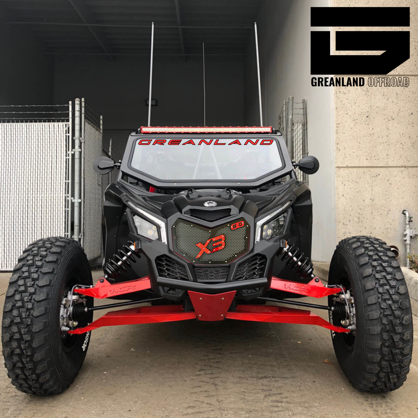 Greanland Offroad 2017+ Can-Am Maverick X3 Front Grille – High-Performance Steel Upgrade (Copy)