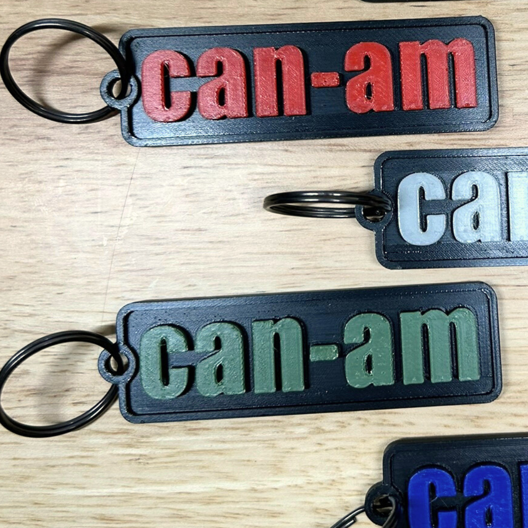 Can Am Keychain | Rugged Custom Key Tag by Greanland Offroad