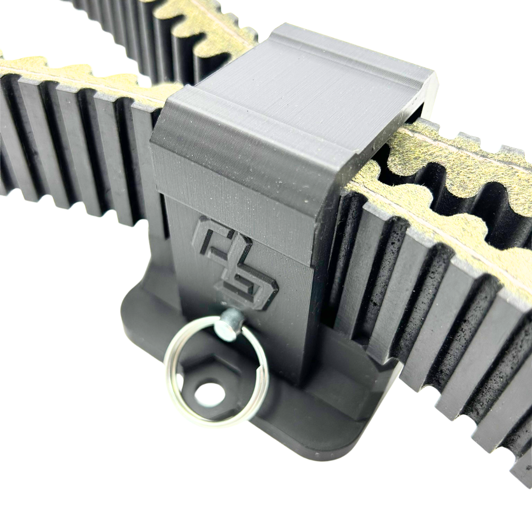 Surface Mount UTV Spare Belt Holder | SXS CVT Belt Mount for Roll Cage | Universal Surface Mount Belt Holder