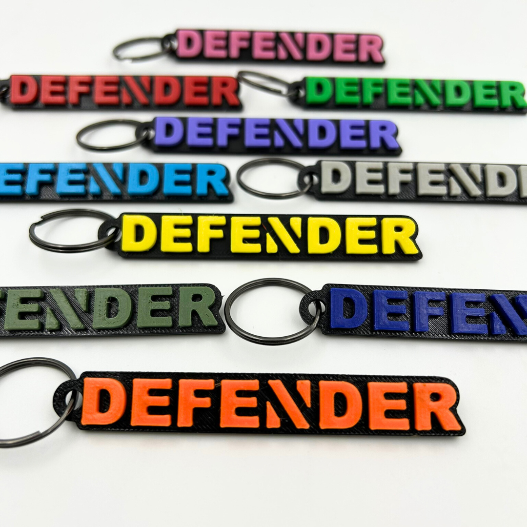 Can Am Defender Keychain,  Rugged Custom Key Tag by Greanland Offroad