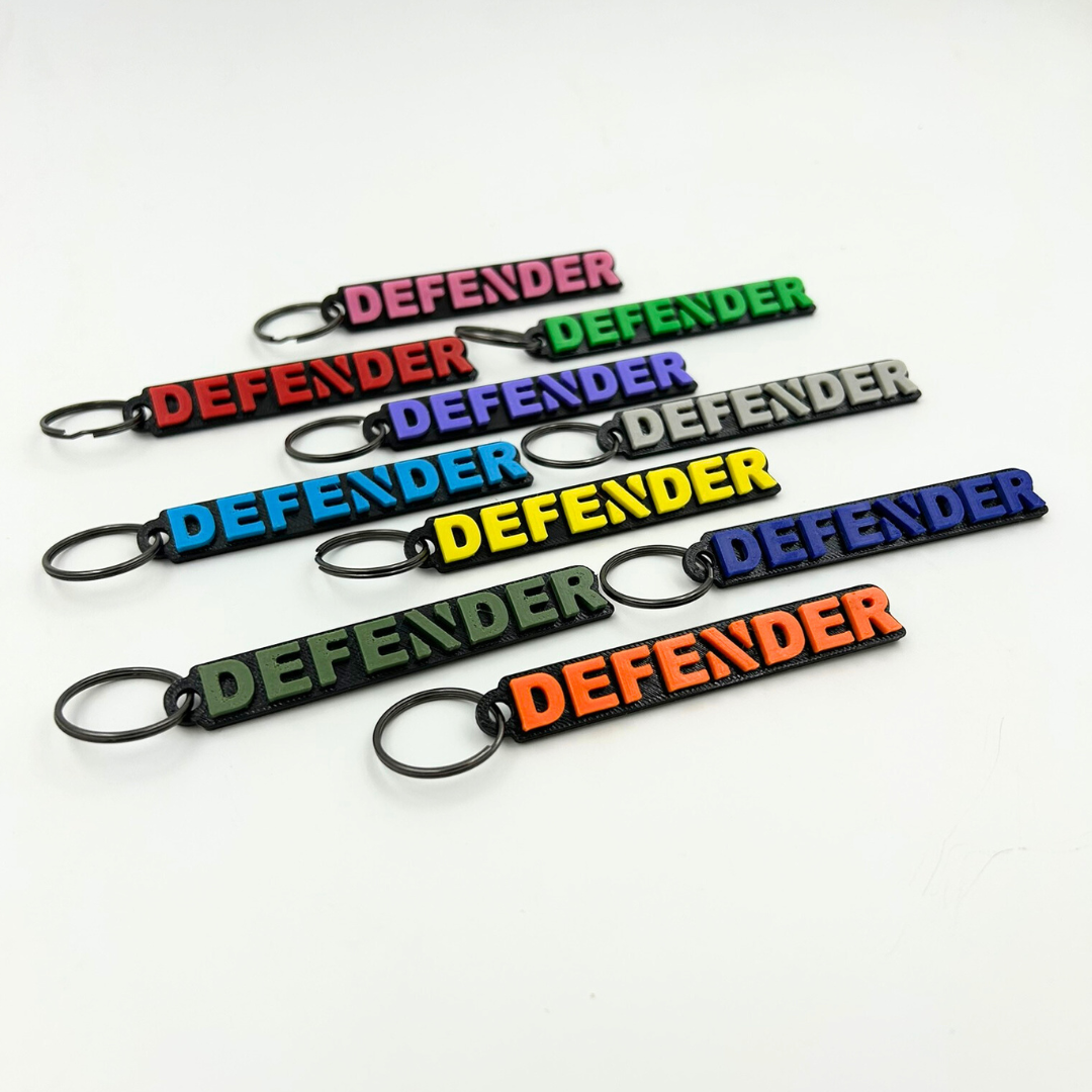 Can Am Defender Keychain,  Rugged Custom Key Tag by Greanland Offroad