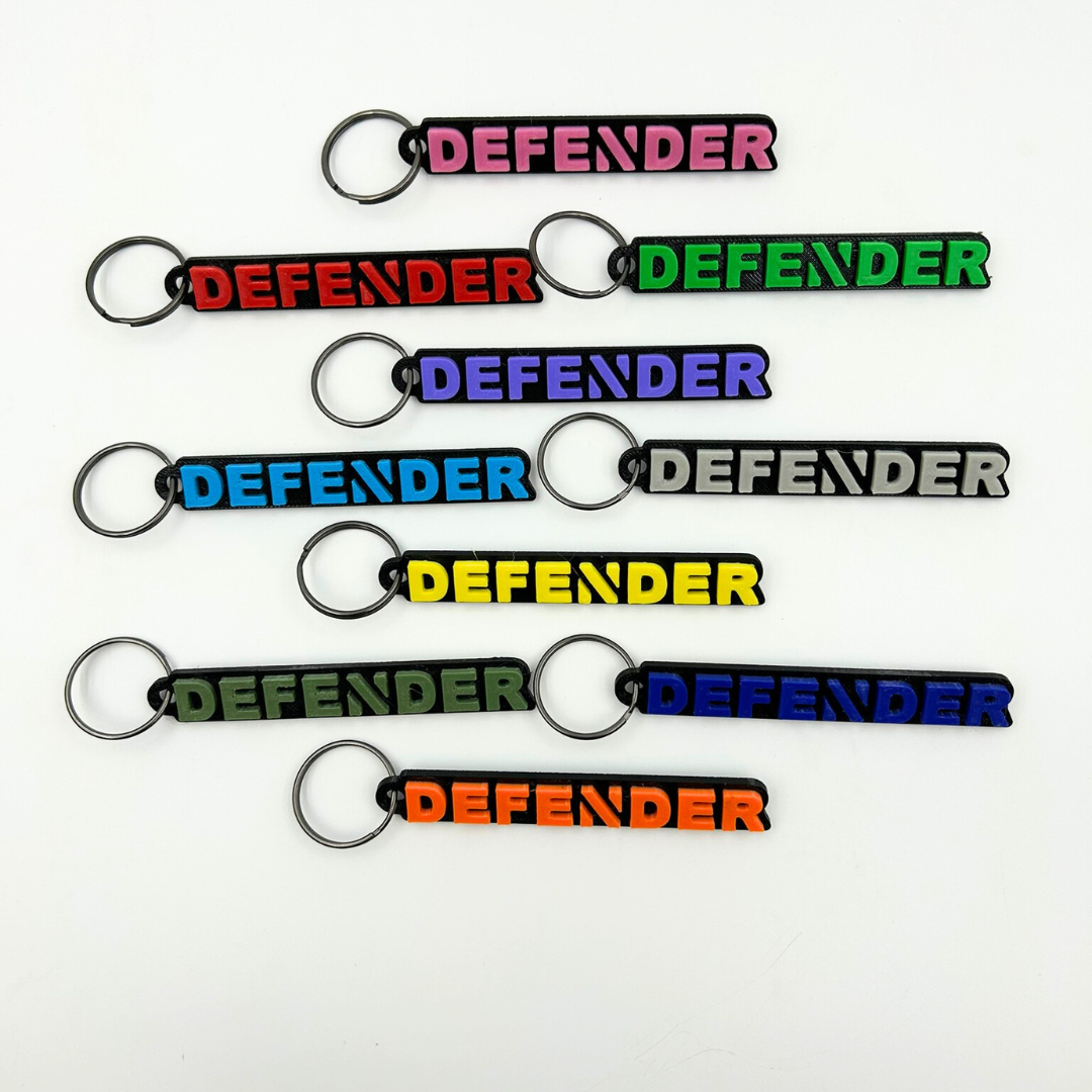 Can Am Defender Keychain,  Rugged Custom Key Tag by Greanland Offroad